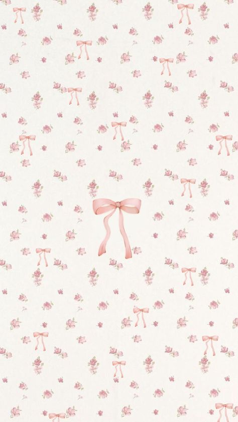 #coquette #wallpaper #pink #flowers #bows #cute #aesthetic Pink Wallpaper Kawaii, Bow Wallpaper Iphone, Impressive Wallpaper, Pink Wallpaper Laptop, Wallpaper Coquette, Pink Wallpaper Ipad, Phone Wallpapers Vintage, Coquette Wallpaper, Cute Home Screen Wallpaper