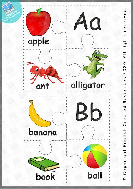 Abc Puzzles Free Printable, Alphabet Puzzle Activities Preschool, Alphabet Worksheets For Grade 1, Letter Puzzles Free Printable, Alphabet Puzzles Free Printable, Letter A Puzzle, English Alphabet Worksheets, Alphabet Activities For Toddlers, English Alphabets With Pictures