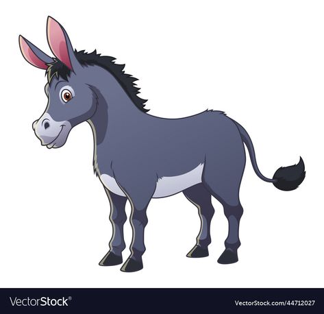 Donkey Clipart, Donkey Cartoon, Free Cartoon Characters, Silent E, Animal Vector, Free Cartoons, Animal Illustration, Cartoon Animals, Transparent Png