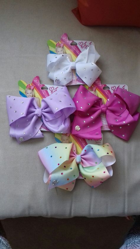 My jojo siwa bow collection Jojo Merch, Callie Marie, Prayer For Daughter, Jojo Bow, Ombre Wallpaper Iphone, Kids Salon, Disney Barbie Dolls, Jojo Siwa Bows, Makeup Toys