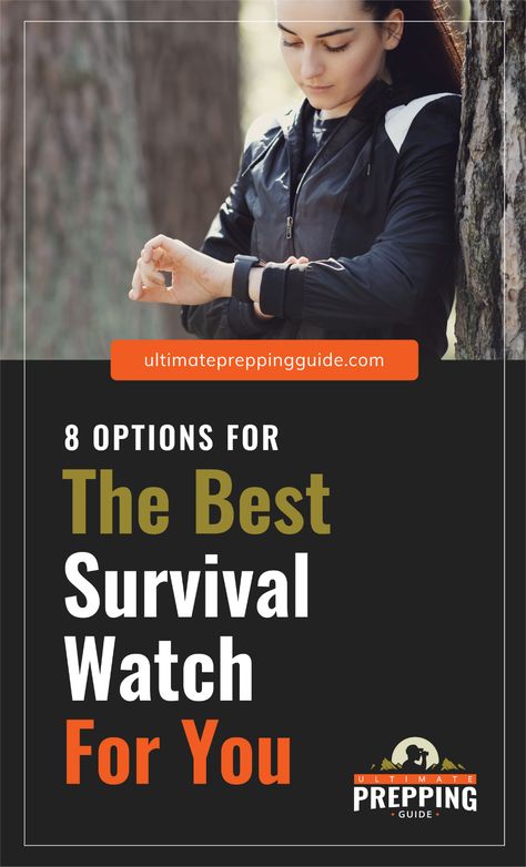 Having a trusty wrist watch on your survival gear arsenal is a must. Wrist watches that are specifically made to withstand harsh conditions are very handy especially with SHTF as they don't just simply tell the time but provide many other features such as compass, altimeter, barometer, and temperature dial. Here are 8 of the best survival watch for any budget. | Discover more about survival prepping at ultimatepreppingguide.com #SHTF #emergencypreparedness #preppingtips Tactical Black Watch Accessories For Outdoor, Tactical Outdoor Watch With 10atm Water Resistance, How To Get Out Of Survival Mode, Black Tactical Outdoor Watch Accessories, Survival Watch, Suunto Core, Prepper Items, G Shock Mudman, Bear Grylls Survival