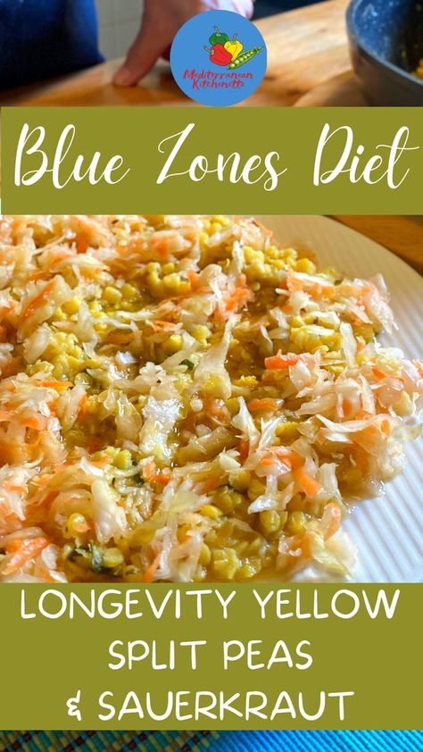 Blue Zone Recipes, Zone Diet Meal Plan, Zone Diet Recipes, Blue Zones Diet, Blue Zones Recipes, Longevity Recipes, Zone Recipes, Yellow Split Peas, Split Peas