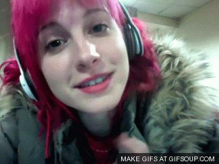 Hayley Williams Gif, Hayley Wiliams, Haley Williams, Hayley Paramore, Paramore Hayley Williams, Gif Hunt, Hayley Williams, Orange Hair, Paramore