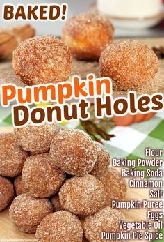 Pumpkin Doughnut Holes, Real Pumpkin Puree, Pumpkin Donut Holes, Donut Hole Recipe, Pumpkin Donut, Pumpkin Doughnut, Pumpkin Spice Donut, Pumpkin Cream Cheeses, Kitchen Fun