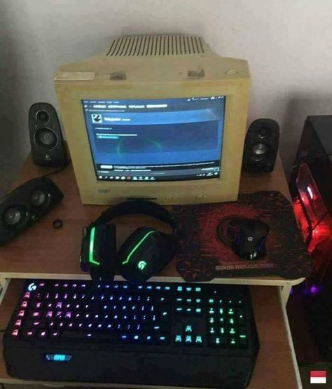 Best Pc Setup, Gamer Meme, Sega Genesis, Gaming Memes, Up Game, Pc Gamer, Wii U, Funny Games, Arcade Games