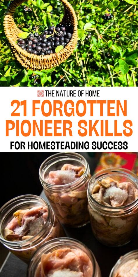 Ready to live more self-sufficiently? These 21 lost pioneer skills, from candle-making to growing medicinal herbs, offer timeless techniques for homesteading success. Perfect for modern pioneers, these tips reconnect us with the skills that helped early settlers thrive. Save this pin to learn essential, forgotten skills. Pioneer Lifestyle, Forgotten Skills, Pioneer Skills, Carpentry Basics, Pioneer Kitchen, Homestead Skills, Homesteading Diy Projects, Sustainable Homestead, Communal Living