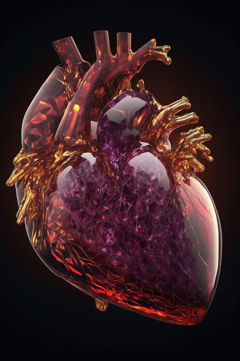 Human Heart Art, Anatomical Heart Art, The Human Heart, Props Art, Ange Demon, Lovely Flowers Wallpaper, Heart Images, Iphone Wallpaper Photos, Human Heart