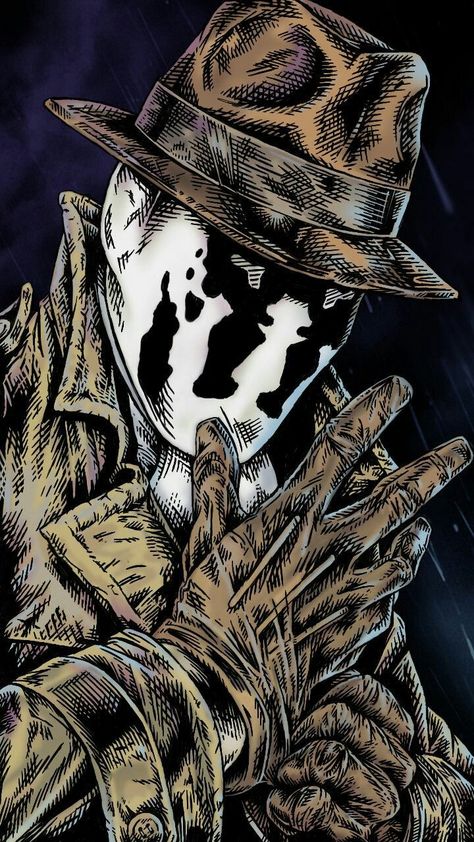 Rorschach es un antihéroe ficticio coprotagonista de la aclamada serie de Alan Moore y Dave Gibbons, Watchmen, publicada por DC Comics entre 1986 y 1987. Martian Manhunter, Arte Dc Comics, 다크 판타지, Bd Comics, Detective Comics, Batwoman, Arte Fantasy, Dc Comics Art, Dc Heroes