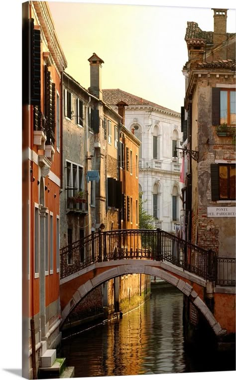 Italy, Veneto, Venice, Typical canal Wall Art, Canvas Prints, Framed Prints, Wall Peels | Great Big Canvas Architecture Italy, Venice House, Photography Elements, Venice Architecture, Venice Photography, Italy Architecture, Italy House, Italy Street, Italy Landscape