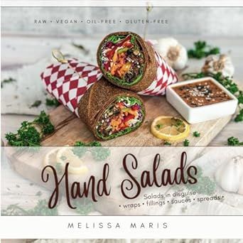 Hand Salads: Raw Vegan Wraps, Fillings & Sauces Raw Vegan Wraps, Raw Wraps, Wrap Fillings, Raw Vegan Diet, Vegan Wraps, Salad Wraps, Oil Free Vegan, Raw Vegan Recipes, Wrap Recipes