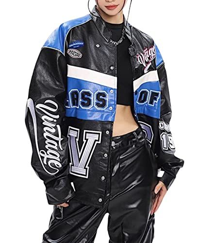 Aelfric Eden Color Block Leather Bomber Jacket Vinatge Varsity Jacket Unisex Moto Racing Biker Jackets Echo Knight, Gothic Tattoo Designs, Make A Living Room Cozy, European Wardrobe, Cyberpunk Space, Black Motorcycle Jacket, Feather Tattoo Design, Motorcycle Jacket Women, Half Jacket