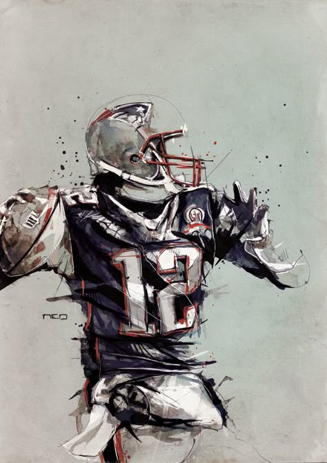 Chapter 03 by Florian NICOLLE, via Behance                                                                                                                                                      More Tom Brady Art, Poster Grafico, Go Pats, England Sports, New England Patriots Football, Nfl Football Players, Patriots Fans, Patriots Football, Sport Illustration