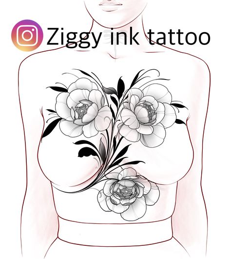 Chest Tattoo Flowers, Chest Tattoo Drawings, Love Symbol Tattoos, Mujeres Tattoo, Optical Illusion Tattoos, Illusion Tattoos, Realism Tattoos, Mystical Tattoos, Rose Tattoos For Women