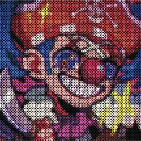 One Piece perler bead designs One Piece Perler, Buggy The Clown, Perler Bead Designs, The Clown, Perler Beads Designs, Perler Bead, Bead Designs, Perler Beads, Pixel Art