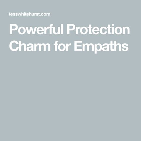 Powerful Protection Charm for Empaths Against Bullies, Highly Sensitive People, Sensitive People, The Occult, Highly Sensitive, Witch, Energy, My Saves