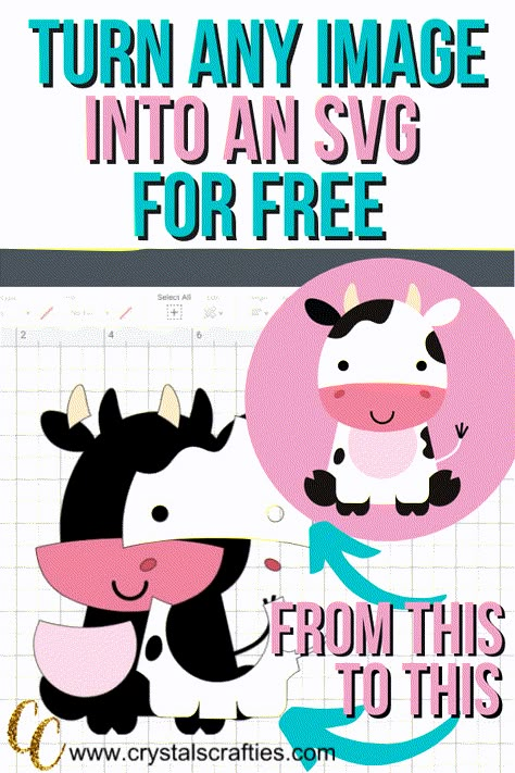 Cute Cow Svg Free Files For Cricut, How To Create Svg Files For Cricut, Cow Cricut Projects, Cow Svg Free Files For Cricut, Funny Cricut Projects, Cricut Images Free Svg, Svg Tutorial, Cricut Help, Cricut Hacks