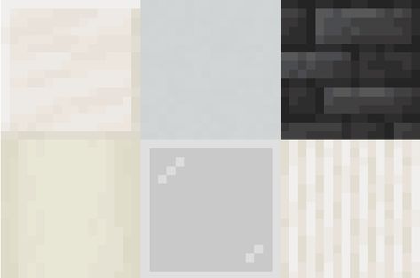 Minecraft White Palette, Minecraft Color Palette, Minecraft Palettes, Minecraft Palette, Minecraft Block Palette, Minecraft Storage Room, Block Pallets, Minecraft Storage, Minecraft Blocks