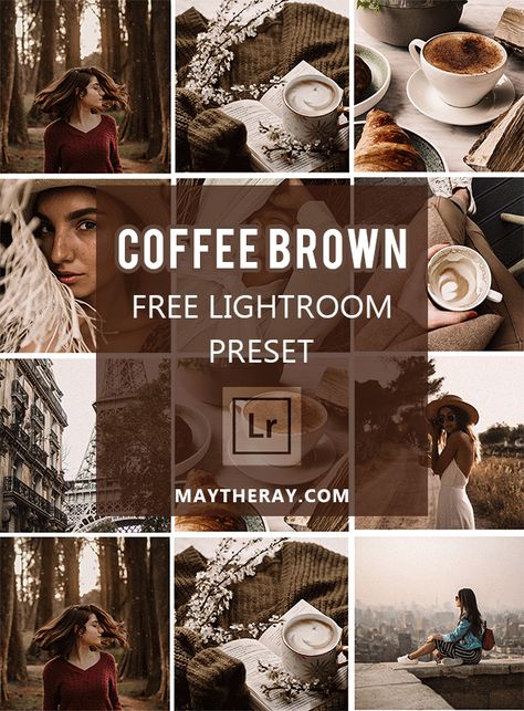 Brown aesthetic lightroom preset free download and tutorial for a beautiful Instagram feed/Instagram theme #lightroom 🦋 MAYTHERAY.COM Coffee Brown Aesthetic, Brown Aesthetic Instagram, Insta Aesthetic, Lightroom Presets Tutorial, Editing Lightroom, Photo Editing Vsco, Feed Insta, Professional Lightroom Presets, Photography Tools