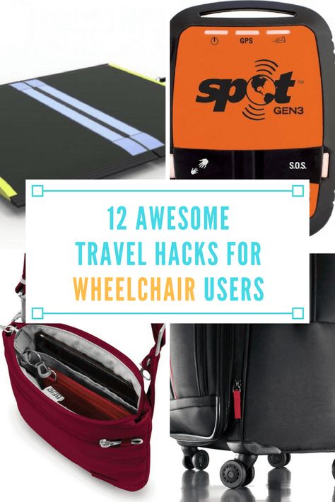 Wheelchair Hacks, Must Have Car Accessories, Travel Hack, Wheelchair Accessories, Wheelchair Friendly, Destination Ideas, Powered Wheelchair, Travel Gadgets, Mobility Aids