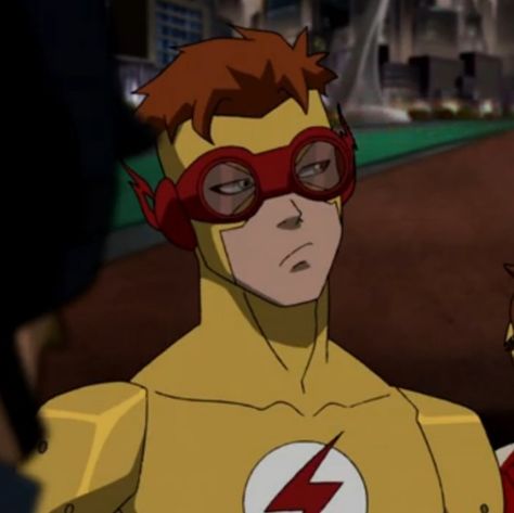 Wally West Pfp, Wally West Comics, Wally West Aesthetic, Wally West Icon, Young Justice Aesthetic, Kid Flash Young Justice, Hear Me Out Characters, Dc Young Justice, Young Justice Wally