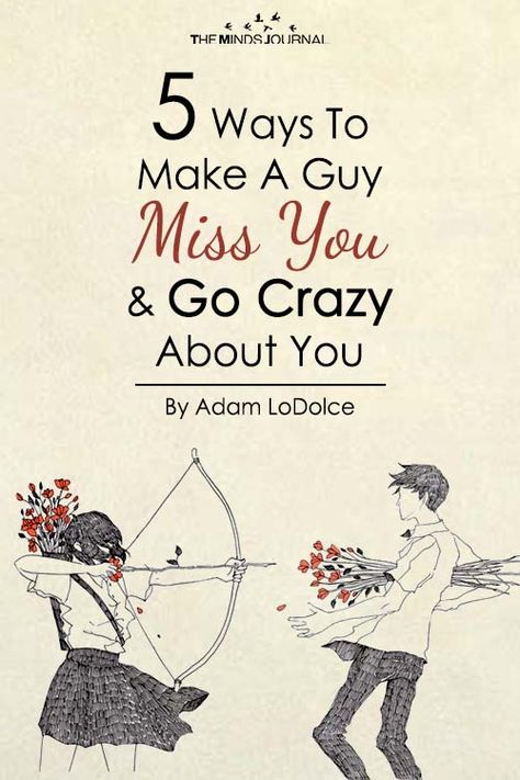 5 Ways To Make A Guy Miss You and Go Crazy About You - https://themindsjournal.com/5-ways-to-make-a-guy-miss-you-and-go-crazy-about-you/ Soulmate Connection, Make Him Miss You, Attract Men, Addicted To You, Crazy About You, What Do You Mean, Relationship Coach, Go Crazy, Make A Man