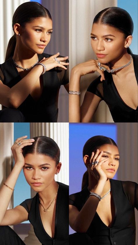 Zendaya Modeling Poses, Commercial Shoot Models, Commercial Model Photography, Commercial Model Portfolio, Poses For Models Portfolio, Zendaya Jewelry, Zendaya Posing, Commercial Modeling Poses, Zendaya Modeling