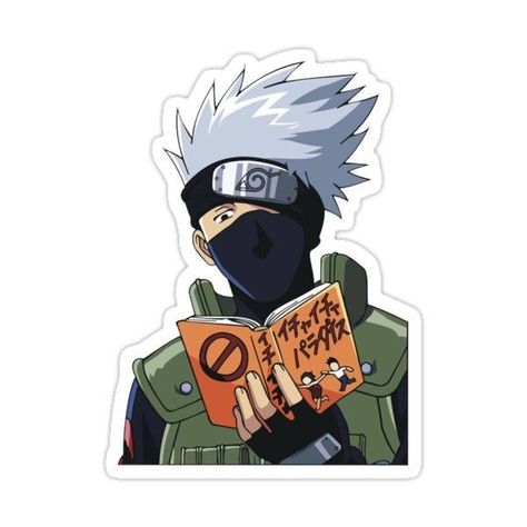 Kakashi Sticker, Ninja Stickers, Naruto Painting, Naruto Sketch Drawing, Cloud Stickers, Hatake Kakashi, Work Stickers, Happy Stickers, Anime Printables