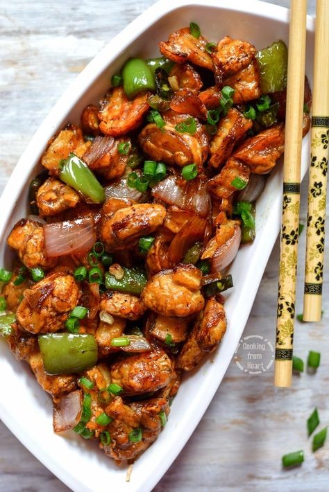 Low Calorie Mushroom Manchurian Dry Mushroom Manchurian, Mushroom Recipes Indian, Manchurian Dry, Appetizer Recipes Vegetarian, Veg Starters, Jamur Kancing, Chicken Curry Recipes, Mushrooms Recipes, Potatoes And Vegetables