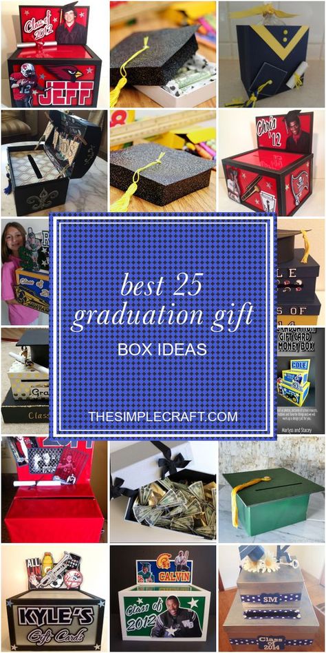 Graduation Gift Box Ideas Lovely Musing with Marlyss Graduation Centerpiece Gift Card Box Graduation Cards Box Ideas, Graduation Party Card Box Ideas Gift Table, Gift Table Ideas Graduation, Graduation Party Money Box Ideas, Gift Box For Graduation, Diy Grad Card Box Ideas, Graduation Boxes Decor, Graduation Envelope Box Ideas, Graduation Keepsake Box Ideas