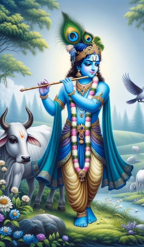 Shri Krishna Hd Wallpaper, Gods Wallpaper, Pictures Of God, Jai Krishna, Jay Shri Krishna, Kanha Ji Images, Little Kanha Ji Images, Dwarikadhish Hd Wallpaper, Lord Shri Krishna