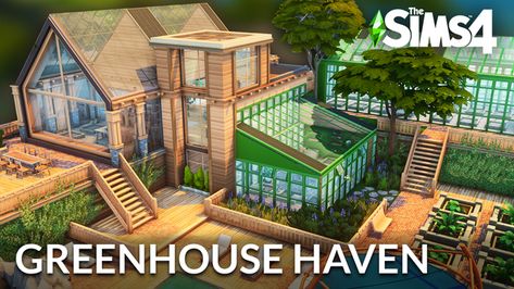 Sims 4 Greenhouse No Cc, Sims 4 Gardener House, Sims 4 House With Greenhouse, Sims 4 House Download No Cc, The Sims 4 Greenhouse, Sims 4 Greenhouse Cc, Sims 4 Greenhouse, Sims 4 Eco House, Pretty Greenhouse