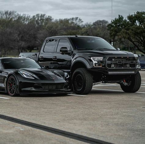 Matching Cars, Black Ford Raptor, Black Trucks, Raptor Truck, Big Ford Trucks, Ford F150 Raptor, Ford Ranger Raptor, Dream Cars Bmw, Motorcross Bike