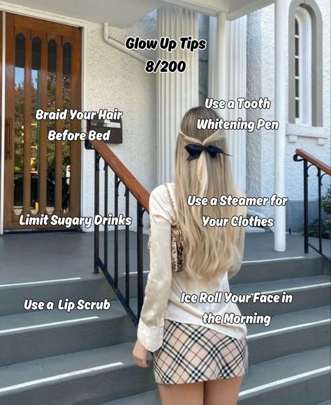 Glow up hacks glow up tips How to Glow up #Beauty #howtoglowup #skincare #routine #morningroutine Glow-up secrets effortless beautyhacks skincare glow makeup essentialsdaily selfcare style makeover wellness tips haircare tricks naturalbeauty confidence #GlowUp #selfcare #selflove #routine #thatgirl #itgirl #thatgirlroutine #BeautyHacks #SkincareGlow #MakeupEssentials #SelfCareDaily #StyleMakeover #WellnessTips #HaircareTricks #NaturalBeauty #ConfidenceBoosters #GlowUpSecrets #EffortlessBeauty Glow Up Hair Tips, Selflove Routine, Glow Up Hair, Glow Up Hacks, Summer Glowup, Passion Quotes, Glow Makeup, Routine Tips, Beauty Routine Tips