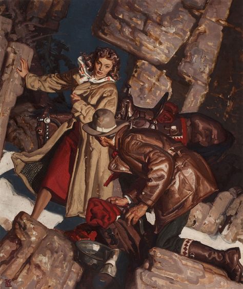 A Closer Look : Dean Cornwell | Muddy Colors Dean Cornwell, Frederic Remington, American Illustration, Pulp Art, Wow Art, Norman Rockwell, 판타지 아트, Traditional Paintings, Art Plastique