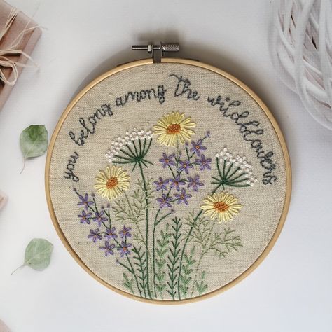 Herb Embroidery, Among The Wildflowers, Art Pdf, Pottery Design, Basic Embroidery Stitches, Embroidered Gifts, Botanical Design, Creative Embroidery, Mural Floral