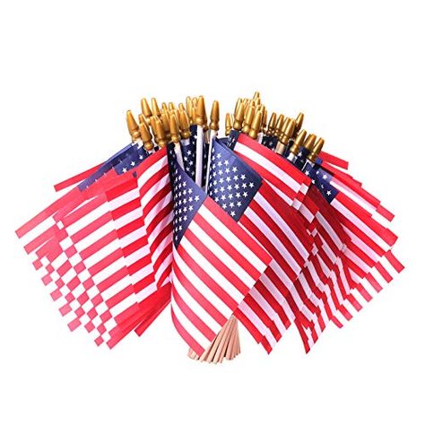 Small American Flags on Stick, 50 Pcs Fourth of July Decorations Outdoor 4''x6'' USA Flag, 4th of July Flags American Flag Small With Wooden Stick,Mini Flags for Outside Patriotic Decor for Yard Patio Fourth Of July Decorations Outdoor, Small American Flags, Fourth Of July Decorations, Independence Day Decoration, American Flag Wood, Wooden Flag, Mini Flags, American Flags, Patriotic Decor