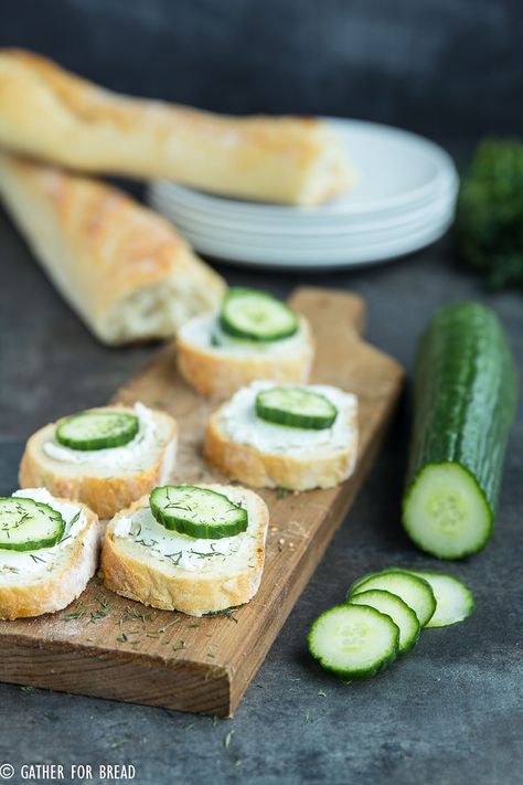 Princess Tea Party Food, Goat Cheese Cucumber, Goat Cheese Sandwich, Sandwich Bites, Tea Party Sandwiches Recipes, Cucumber Goat Cheese, Tomato Appetizers, Party Food Menu, High Tea Food