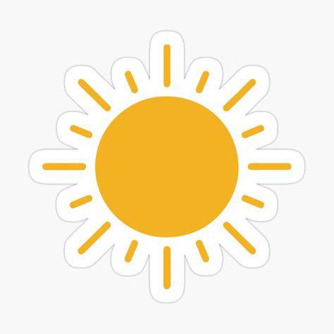 Sun Sticker Aesthetic, Sun Animation, Sun Sticker, Sun Cartoon, Sun Png, Sun Emoji, Sunshine First Birthday, Streetwear Tshirt Design, Cute Sun