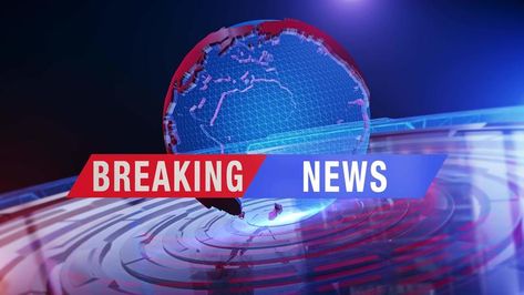 Breaking news banner in front of a digital globe network Looped Free Stock Video, Creative Commons, Stock Footage, Stock Video, Globe, Breaking News