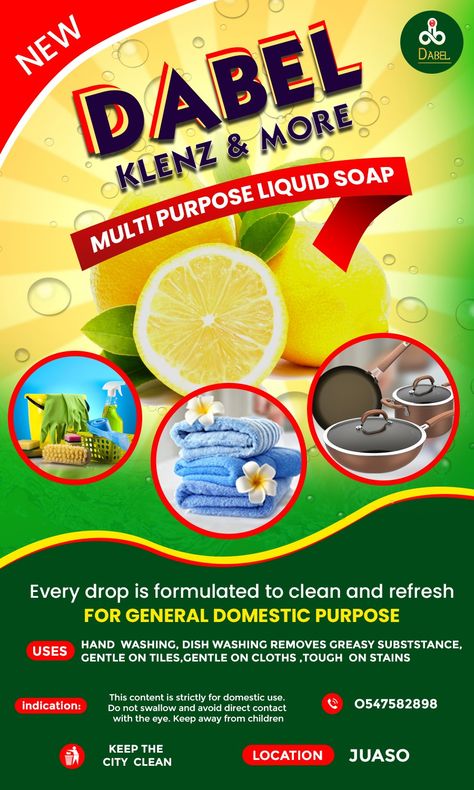 Liquid Soap Label Design Ideas, Rice Poster Design Ideas, Liquid Soap Flyer Design, Liquid Soap Flyer, Soap Flyer Design, Liquid Soap Label Design, Liquid Soap Packaging Design, Detergent Logo, Soap Poster