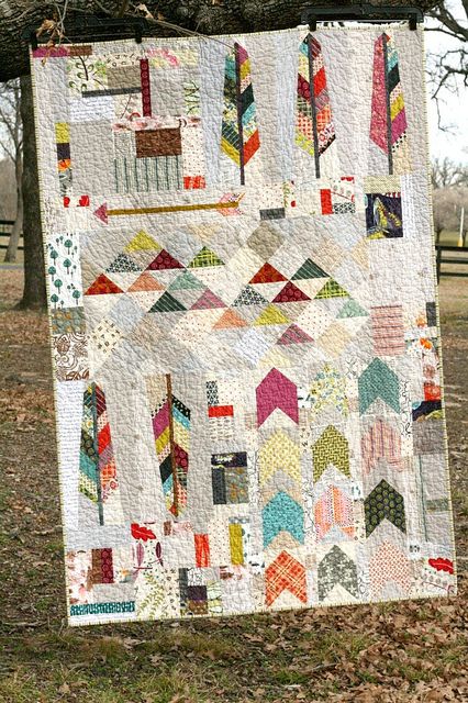 Native quilt by QuiltsByEmily, via Flickr Native American Quilt, Feather Quilt, American Quilt, Quilts Modern, Sampler Quilts, Modern Quilting, Quilts To Make, Wow Art, Quilting Inspiration