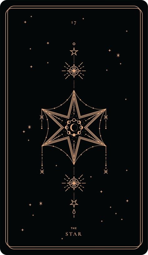 The Arcana Wallpaper Aesthetic, Tarot Art Aesthetic, The Arcana Wallpaper, Arcana Wallpaper, Black Tarot Cards, The Star Tarot Card, Star Tarot Card, Kartu Tarot, The Star Tarot