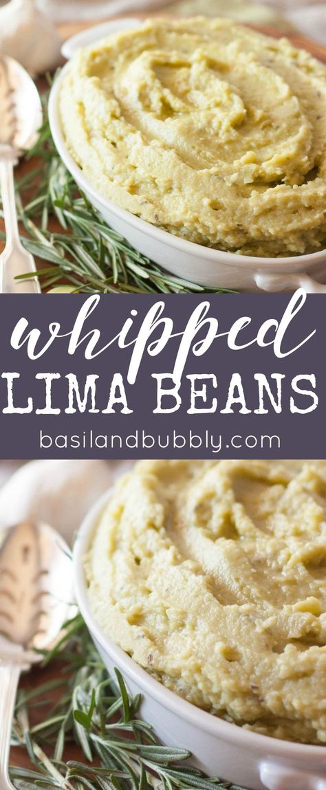 Vegan whipped lima beans -- this is my MOST REQUESTED RECIPE of all time! SO much better than mashed potatoes. It's a great easy, healthy side dish for dinner or lunch. Side Dish For Dinner, Lima Bean Recipes, Easy Healthy Side Dishes, Lima Bean, Healthy Side Dish, Lima Beans, Healthy Side, Healthy Sides, Healthy Side Dishes