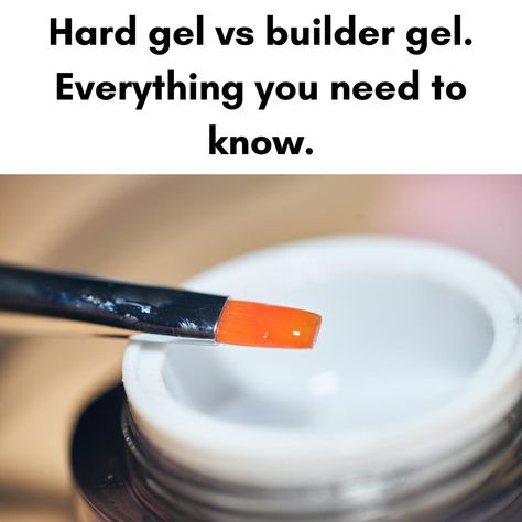 Hard Gel vs Builder Gel. Which one is better for you? 1 Bonder Gel Nails, Nail Builder Gel Tutorial, Poly Gel Nails Removal, Bonding Gel Nails, How To Fill Gel Nails At Home, Gel Nails Vs Dip Powder, Clear Polygel Nail Ideas, Gel Builder Nails Diy, Builder Gel Designs