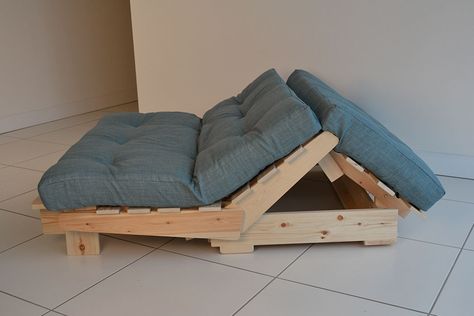 Bed To Sofa, Futon Chair Bed, Beds Contemporary, Contemporary Sofa Bed, Camper Conversion Ideas, Sofa To Bed, Living Sofa, Futon Chair, Wooden Toys Diy