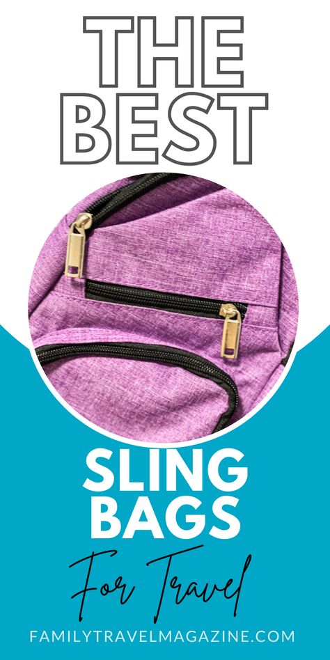 Looking for a convenient, hands-free way to carry your belongings on a city or theme park trip? Here are the best sling bags for travel. Best Sling Bag For Travel, Small Sling Bag Woman, Travel Sling Bag Women, Sling Bags Women, Kid Friendly Vacations, Small Sling Bag, Tote Tutorial, Compact Bag, Travel Bags For Women