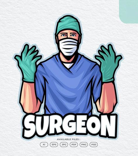 Surgery Doctor Logo Design AI, EPS, PSD Surgeon Logo Design, Doctor Logo Design, Doctor Logo, Doctor Logos, Heart Surgeon, Brain Surgeon, Surgery Doctor, Surgeon Doctor, Medical Logo