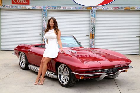 1965 Corvette 1965 Corvette, Corvette C2, Classic Hot Rod, Corvette Convertible, Retro Photo, Corvette Stingray, Chevy Corvette, Car Girl, Car Girls