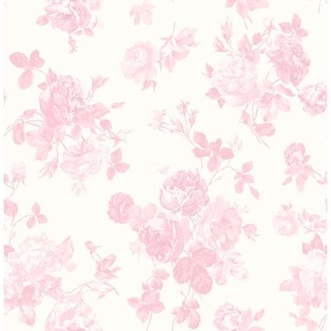 Everblooming Rosettes Pink Jam Cabbage Rose Bouquets Wallpaper - On Sale - Bed Bath & Beyond - 40001367 Pink Wallpaper For Room, Cabbage Rose Bouquet, Loose Bouquet, Pink Floral Wallpaper, Pink Flowers Wallpaper, Dancing Drawings, Fancy Print, Bow Wallpaper, Cabbage Rose