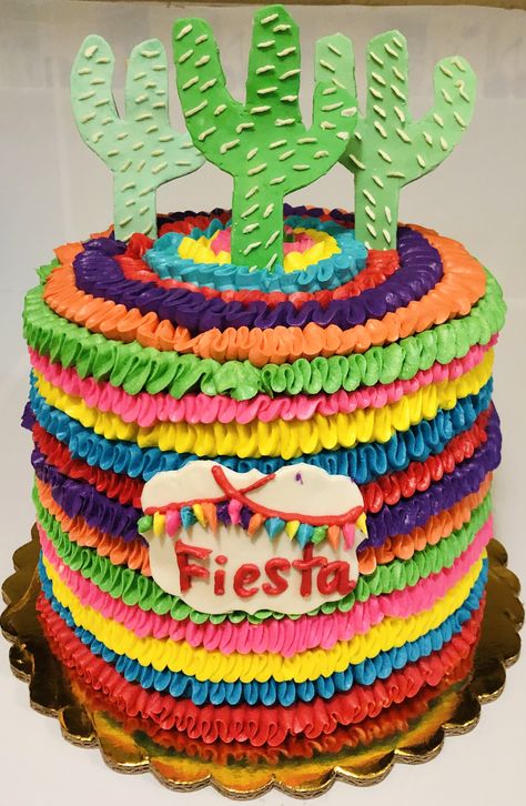 Mexican Birthday Cake, Mexico Cake, Fiesta Birthday Cake, Mexican Fiesta Cake, Mayo Cake, Mexican Vanilla, Mexico Party, Fiesta Cake, Fiesta Birthday Party